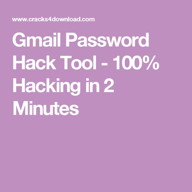 gmail password hacker tool